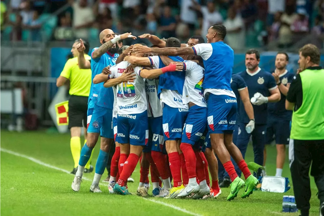 Bahia vence o Vasco e encosta na liderança do Brasileirão