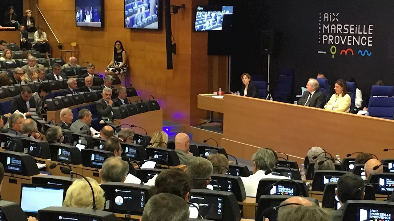 L'hémicycle du conseil métropolitain baptisé Jean-Claude Gaudin