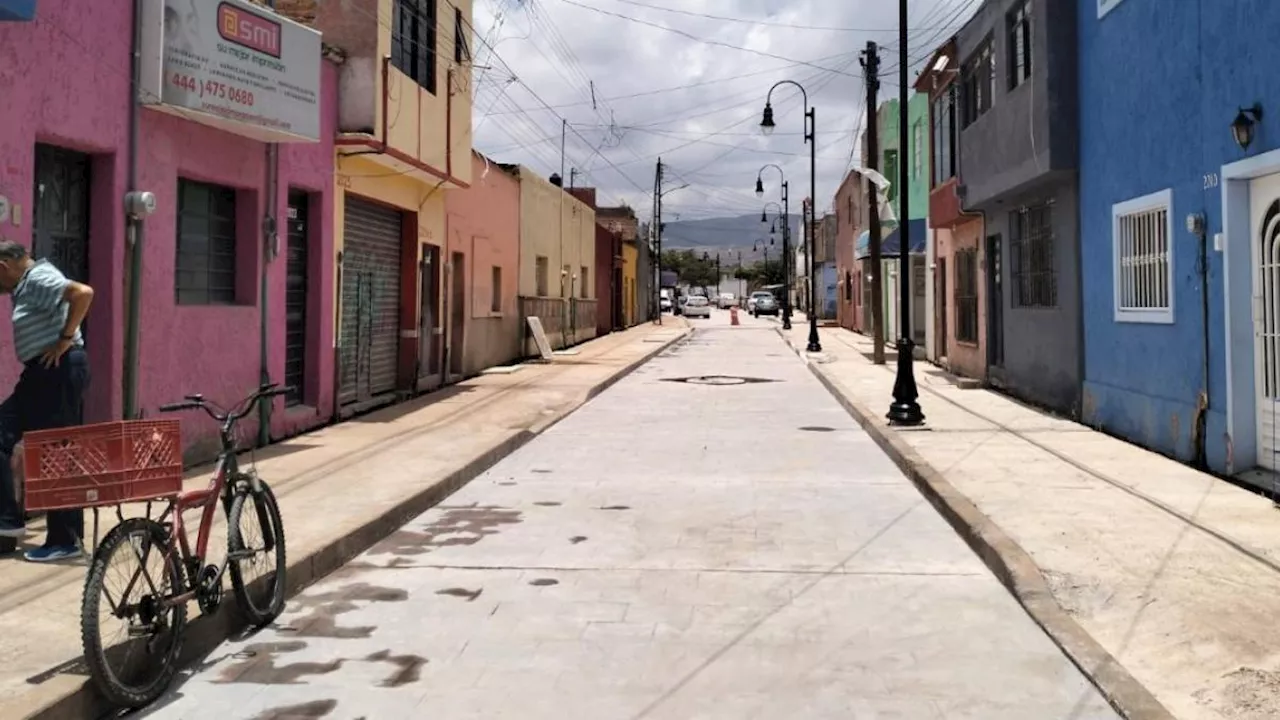 Así avanzan labores de rehabilitación en el barrio de San Miguelito, en San Luis Potosí