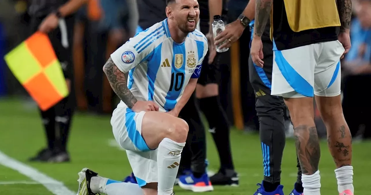 Finalmente le harán estudios a Lionel Messi para conocer el grado de su lesión ante Chile