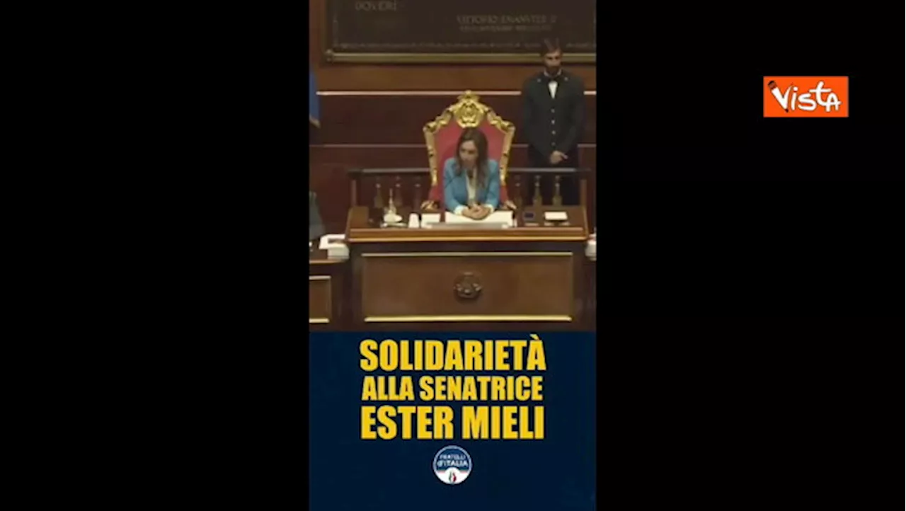 FdI, Malan: &#034;Piena solidarietà ad Ester Mieli per le frasi antisemite&#034;