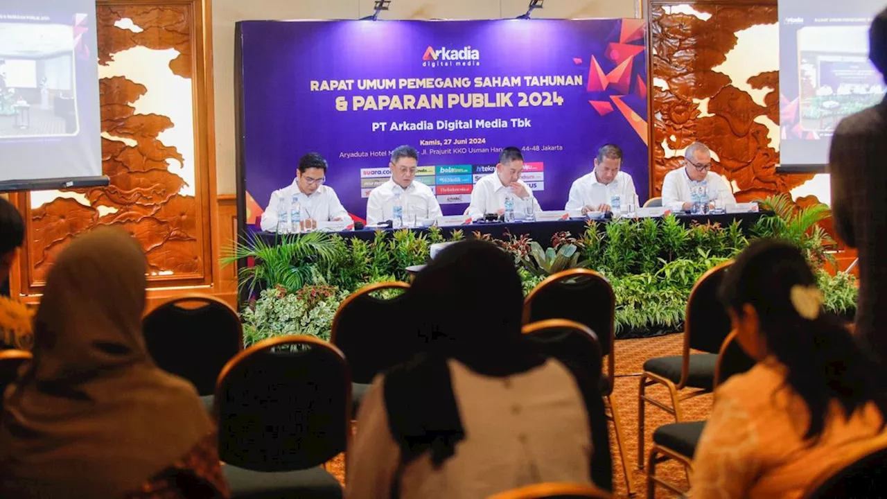 Arkadia Digital Media Cetak Pendapatan Rp 57,89 Miliar di 2023