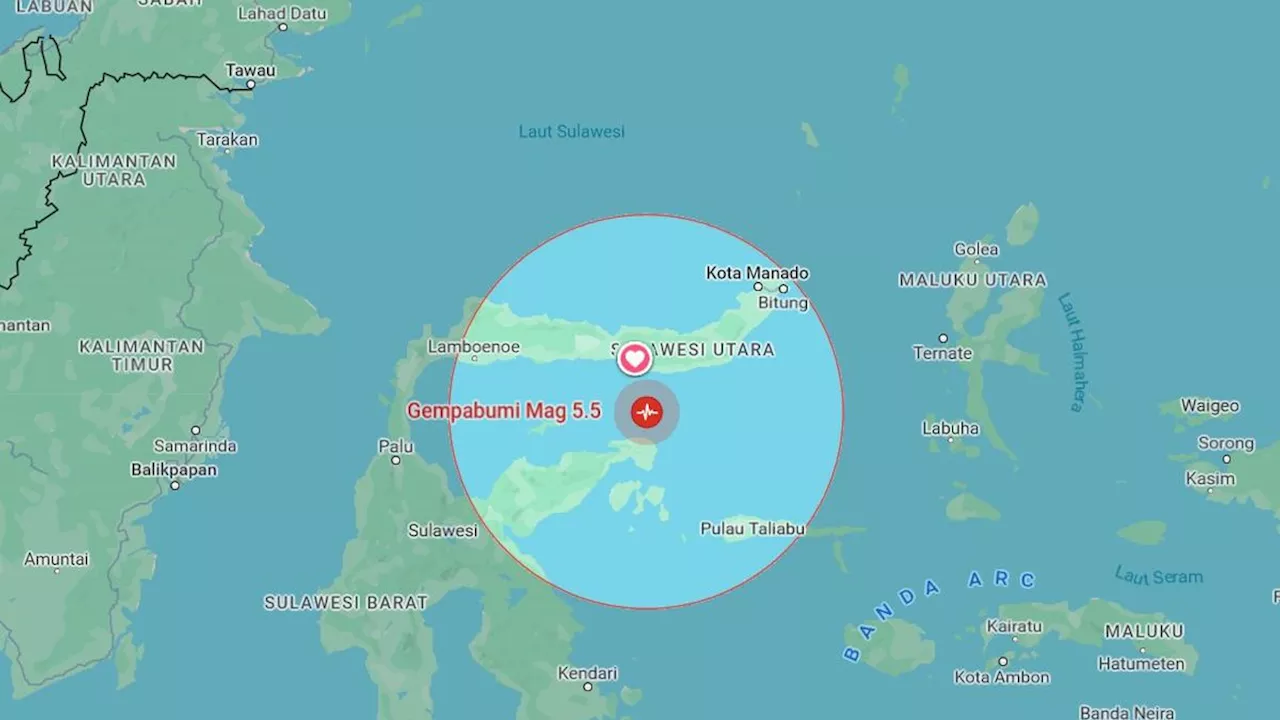 Gempa Magnitudo 5,5 Guncang Bone Bolango Bikin Warga Panik