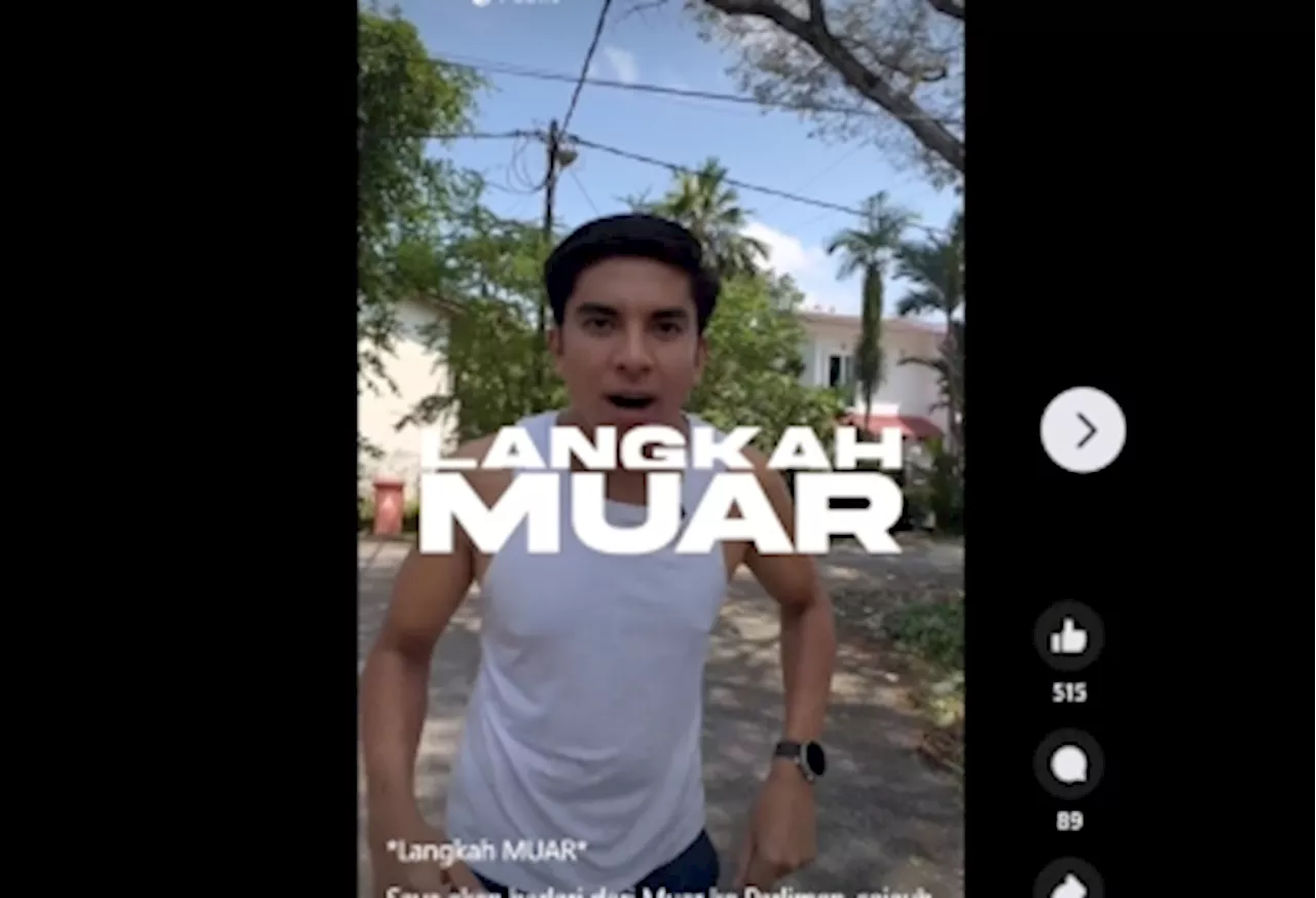 Syed Saddiq: 200-km ‘Langkah Muar’ run marks first step towards fair funding of Opposition MPs (VIDEO)