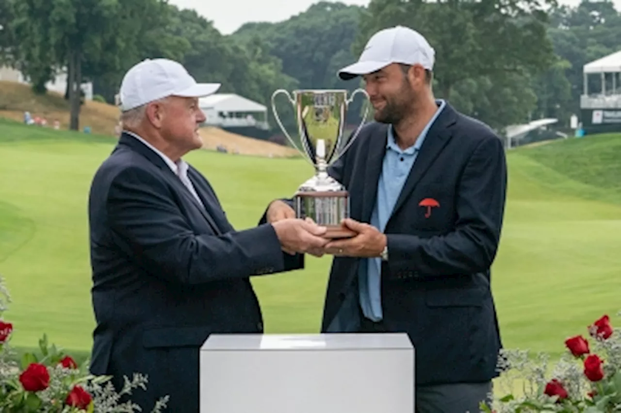 Winning my sixth title of the season at TPC River Highlands ― Scottie Scheffler