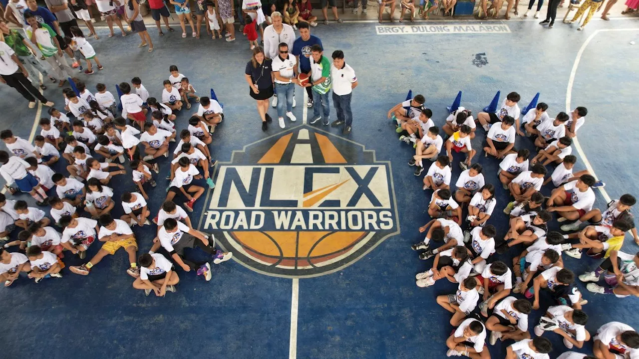 NLEX Road Warriors inspire northern communities with basketball clinics, court renovations