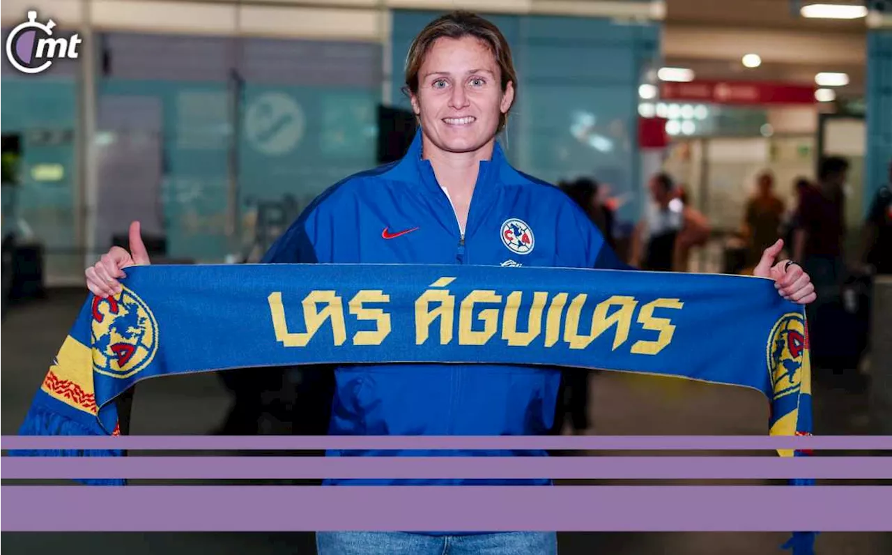 Sandra Paños ya está en México para reportar con América Femenil