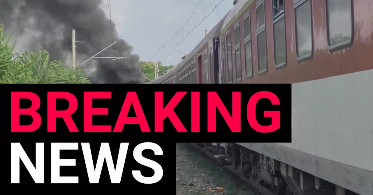 Five dead and five injured after bus crashes into moving train