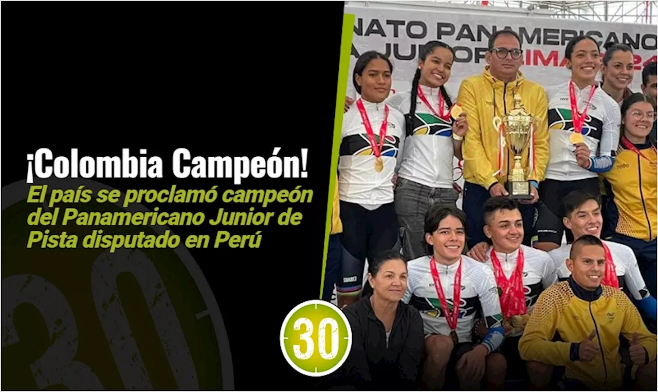 Colombia campeón del Panamericano Junior de Pista en Lima, Perú