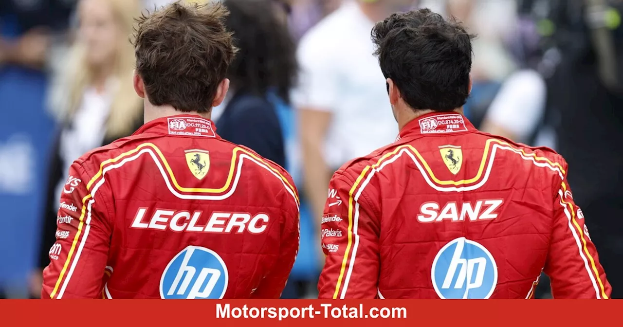 Sainz und Leclerc betonen: Kein böses Blut zwischen den Ferrari-Teamkollegen