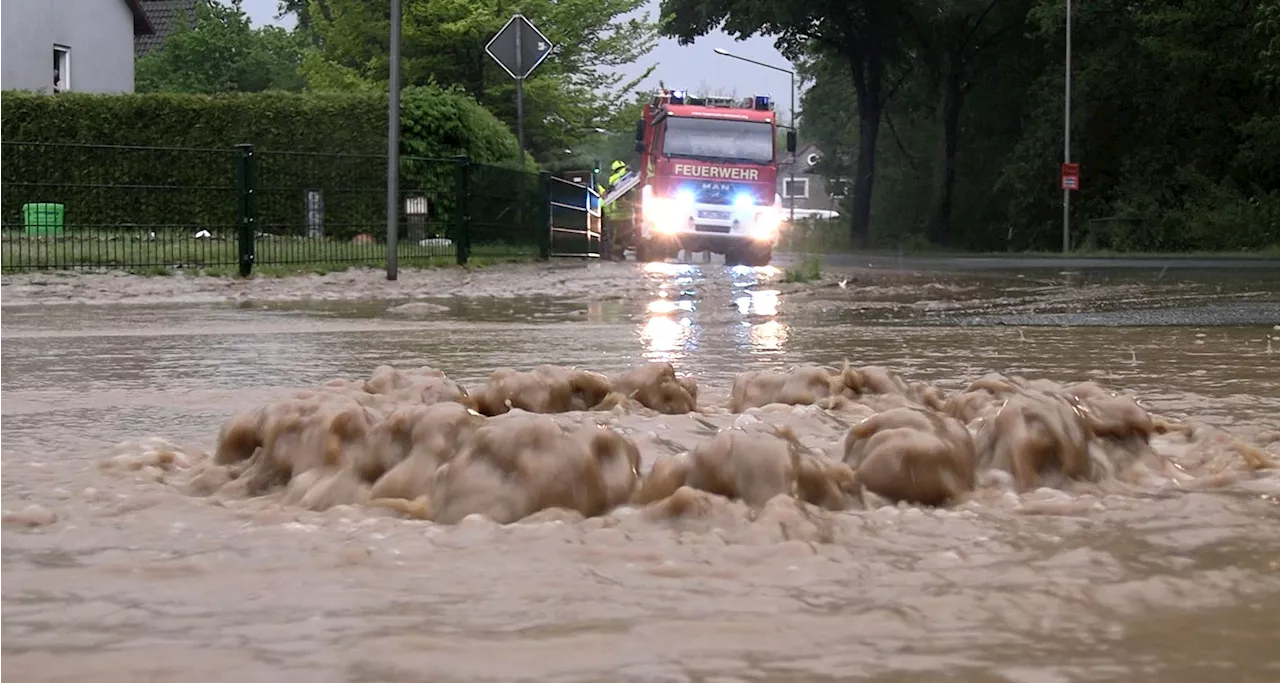 Heftige Unwetter in weiten Teilen Deutschlands