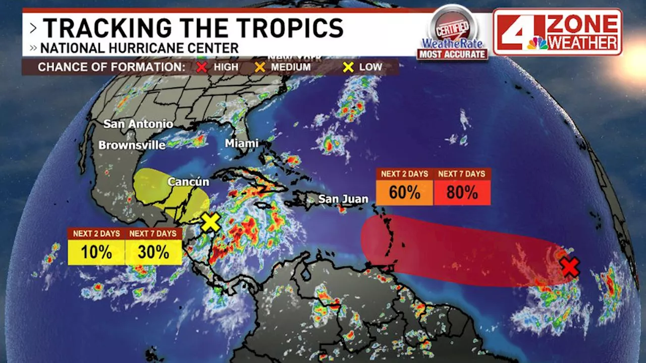 Early signs of active Atlantic hurricane season with potential second storm brewing