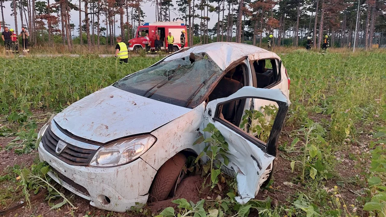 16-Jähriger baute bei Auto-Spritztour Unfall: Fünf Verletzte