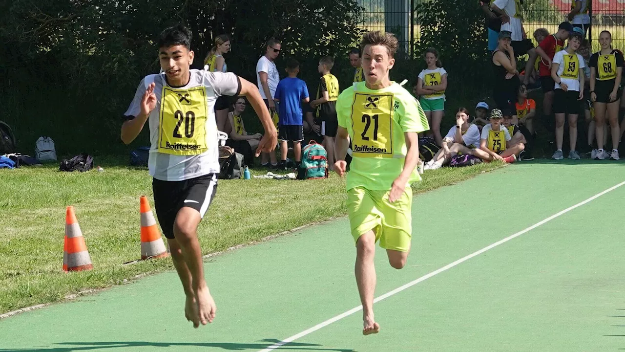 Schüler ermittelten ihre Bezirksmeister in der Leichtathletik