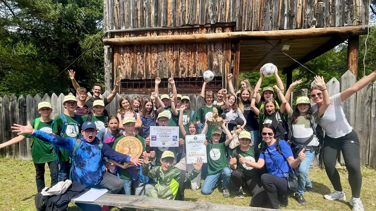 Stockerlplatz für die Musikmittelschule bei den Waldjugendspielen