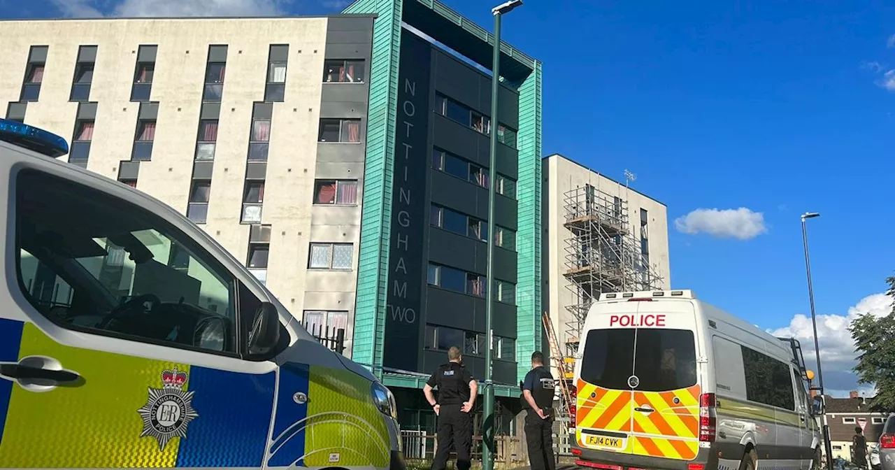 Radford live updates as police cordon off and swarm footpath near student flats