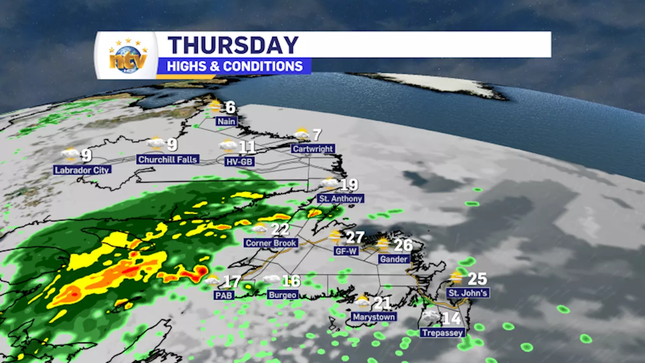 Thursday morning update; unsettled weather across the Province as the weekend nears