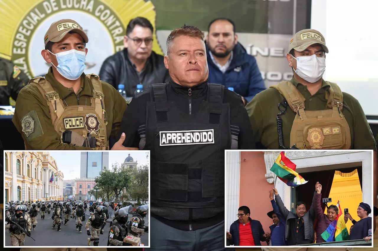 Bolivian general arrested after apparent failed coup attempt as government faces new crisis