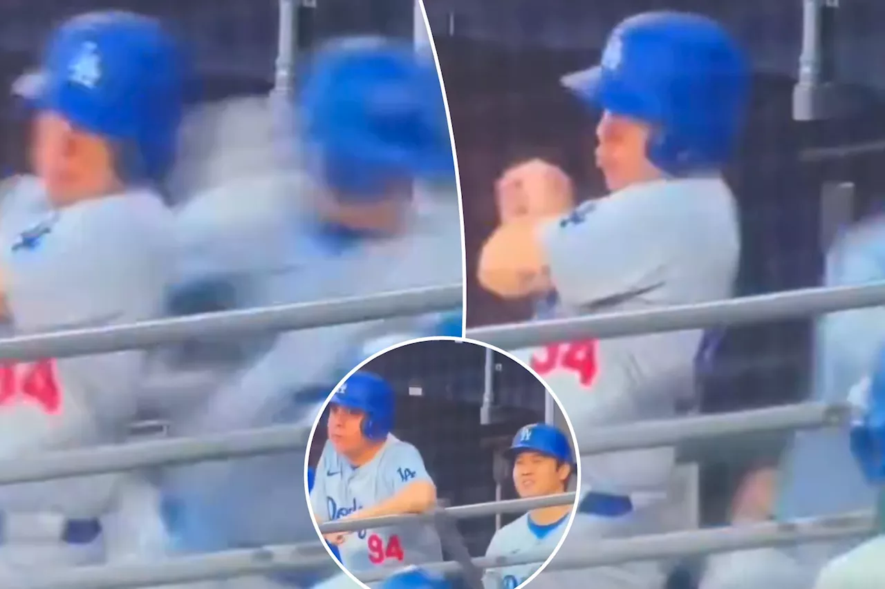 Dodgers bat boy saves $700M star Shohei Ohtani with incredible bare-handed catch