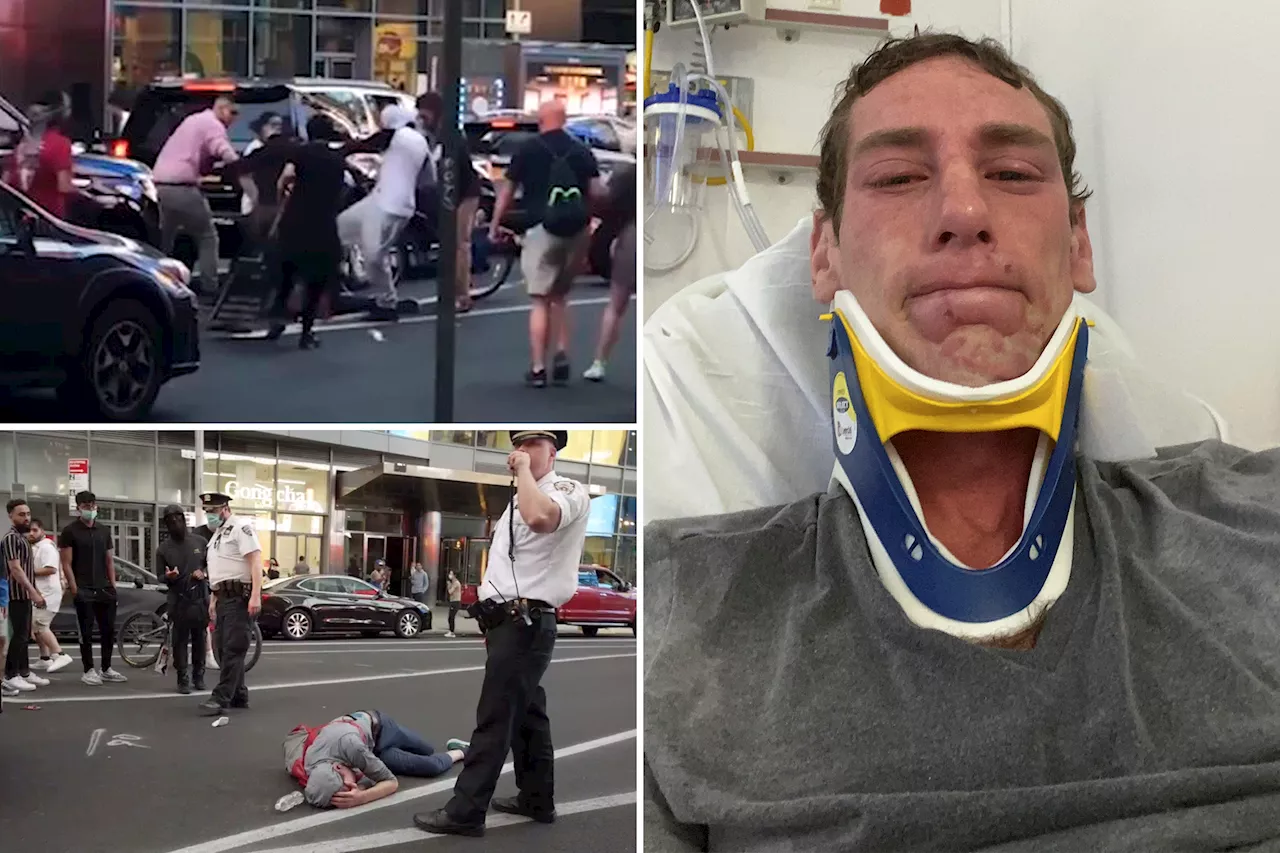 Florida man becomes 6th charged with antisemitic mob beating of Jewish man in Times Square