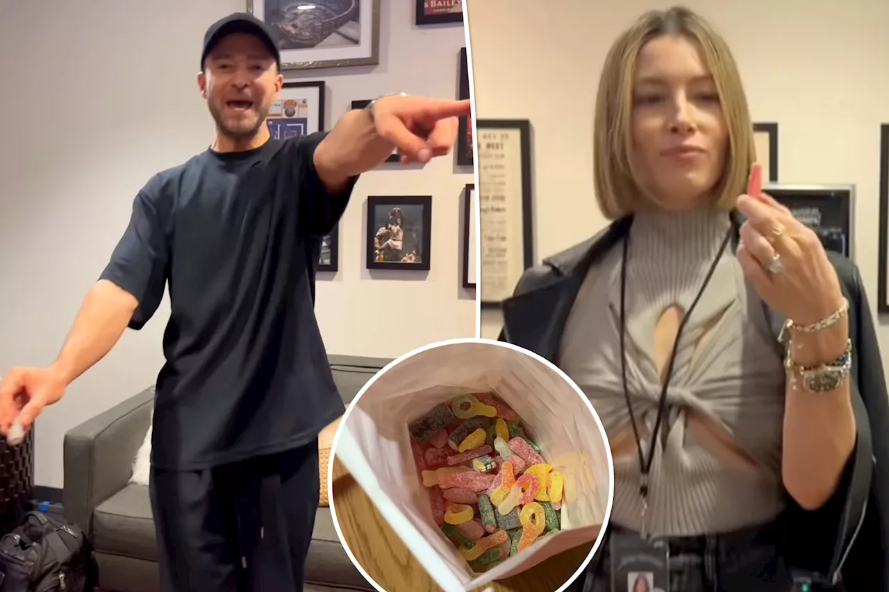 Justin Timberlake shares video of Jessica Biel backstage at his MSG concert after DWI arrest