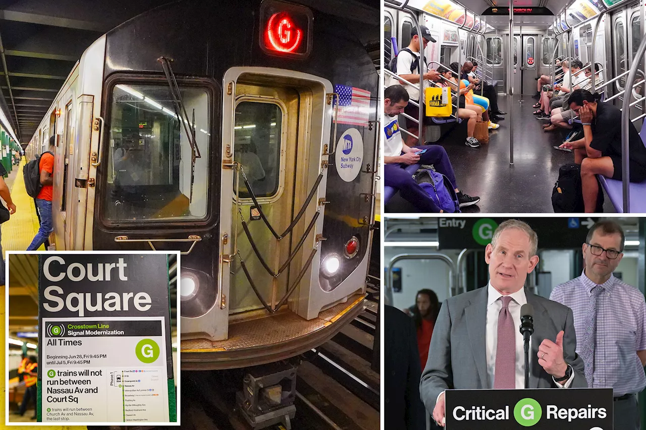 NYC commuters brace for summer hell as G train shuts down for repairs