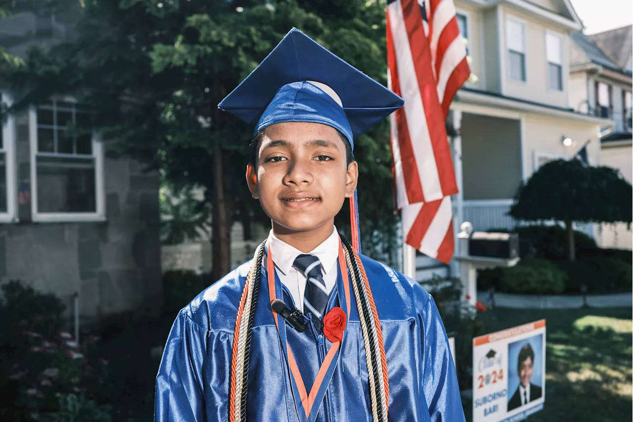 Whiz kid LI high school grad, 12, has message to young New Yorkers: Hard work pays off