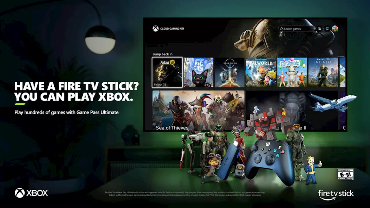 Microsoft brings its Xbox Cloud Gaming service to Amazon Fire TV