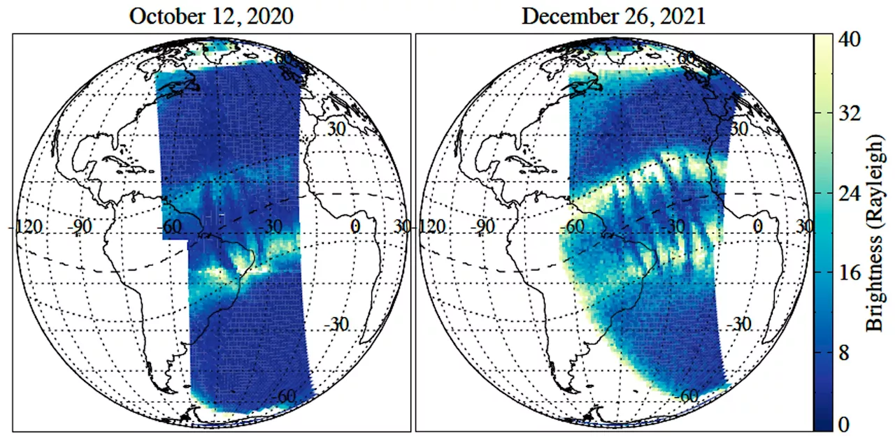 Alphabet soup: NASA's GOLD mission finds surprising C, X shapes in atmosphere