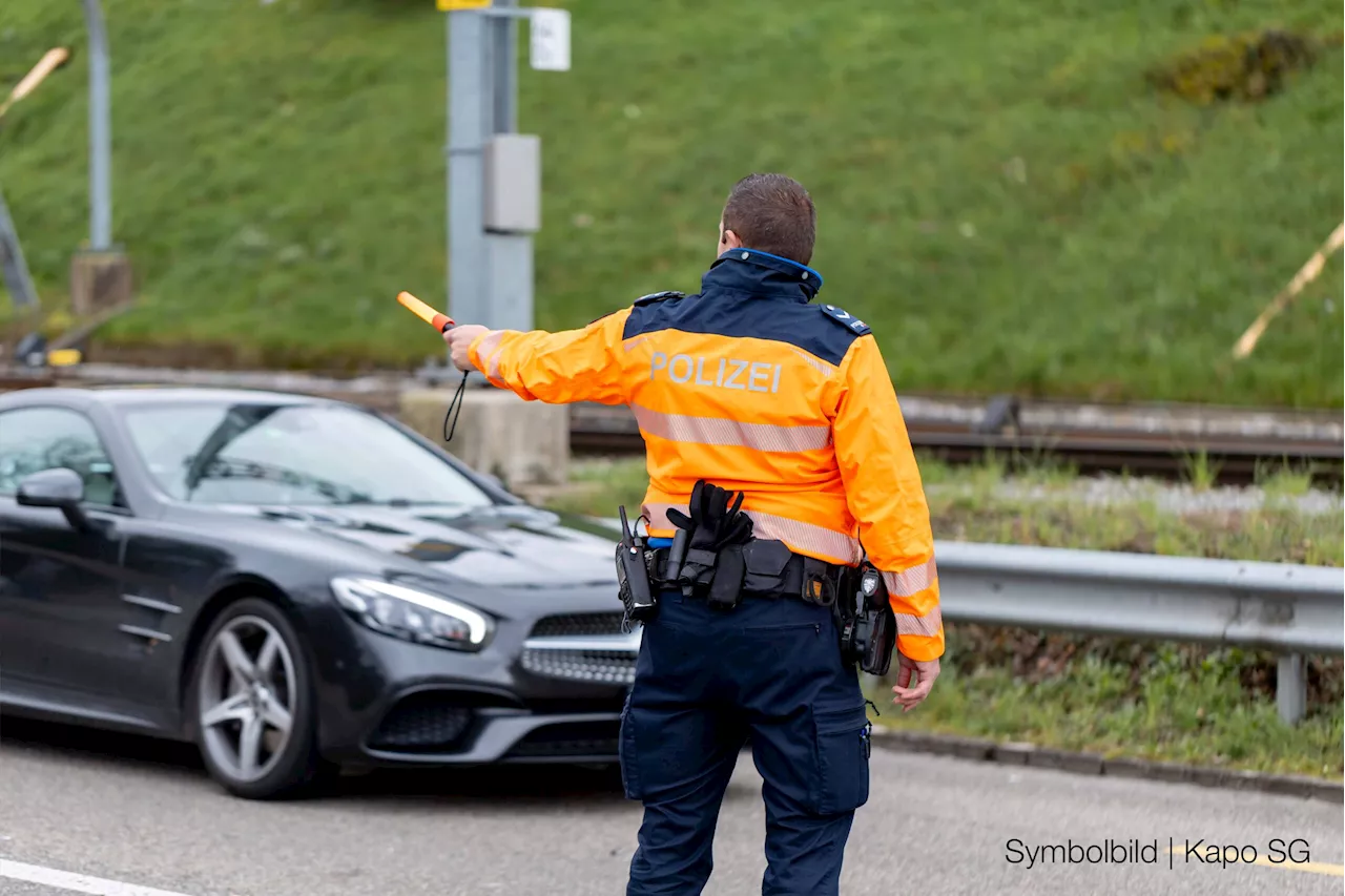 Mels SG / Autobahn A13: 30 Jahre trotz Führerausweisentzug gefahren