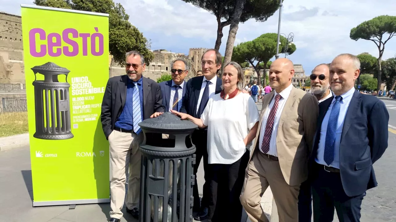 Gualtieri inaugura "Cestò", il cestino vintage che richiama il Giubileo del 2000