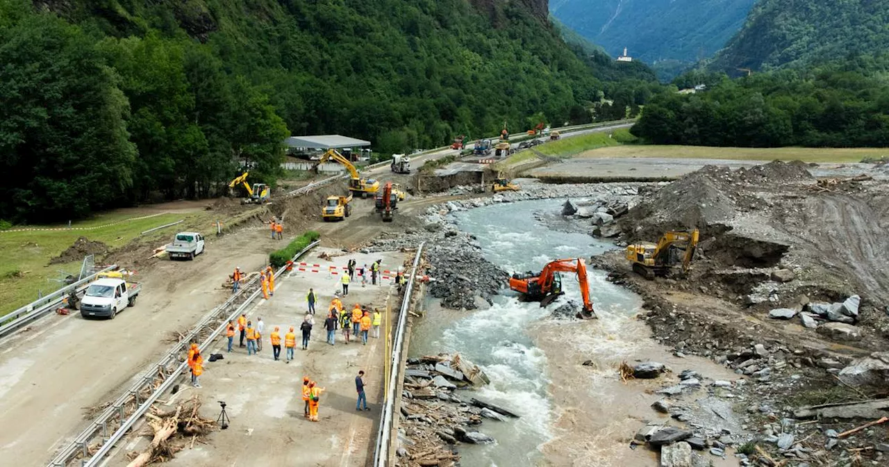 Schweiz​: Millionenschaden und Vermisste nach Unwetter im Misoxtal