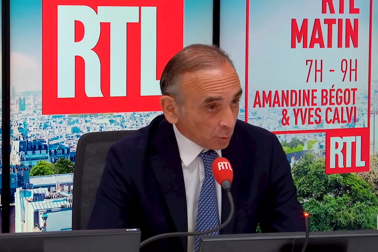 Législatives 2024 : 'Reconquête n'est pas une filiale du Rassemblement national', assume Éric Zemmour