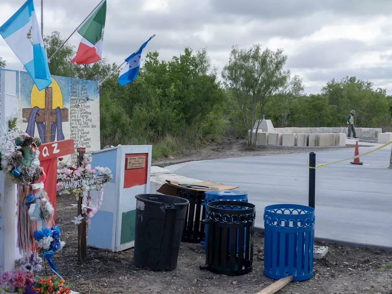 Newly constructed memorial honors 53 migrants who died in South San Antonio