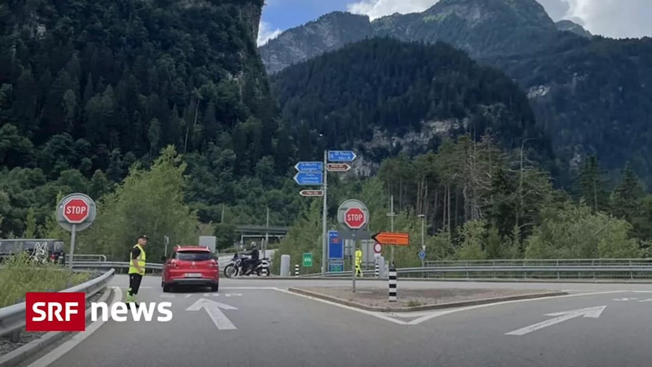 A13: Die Kantonsstrasse im Misox ist für den Transitverkehr gesperrt