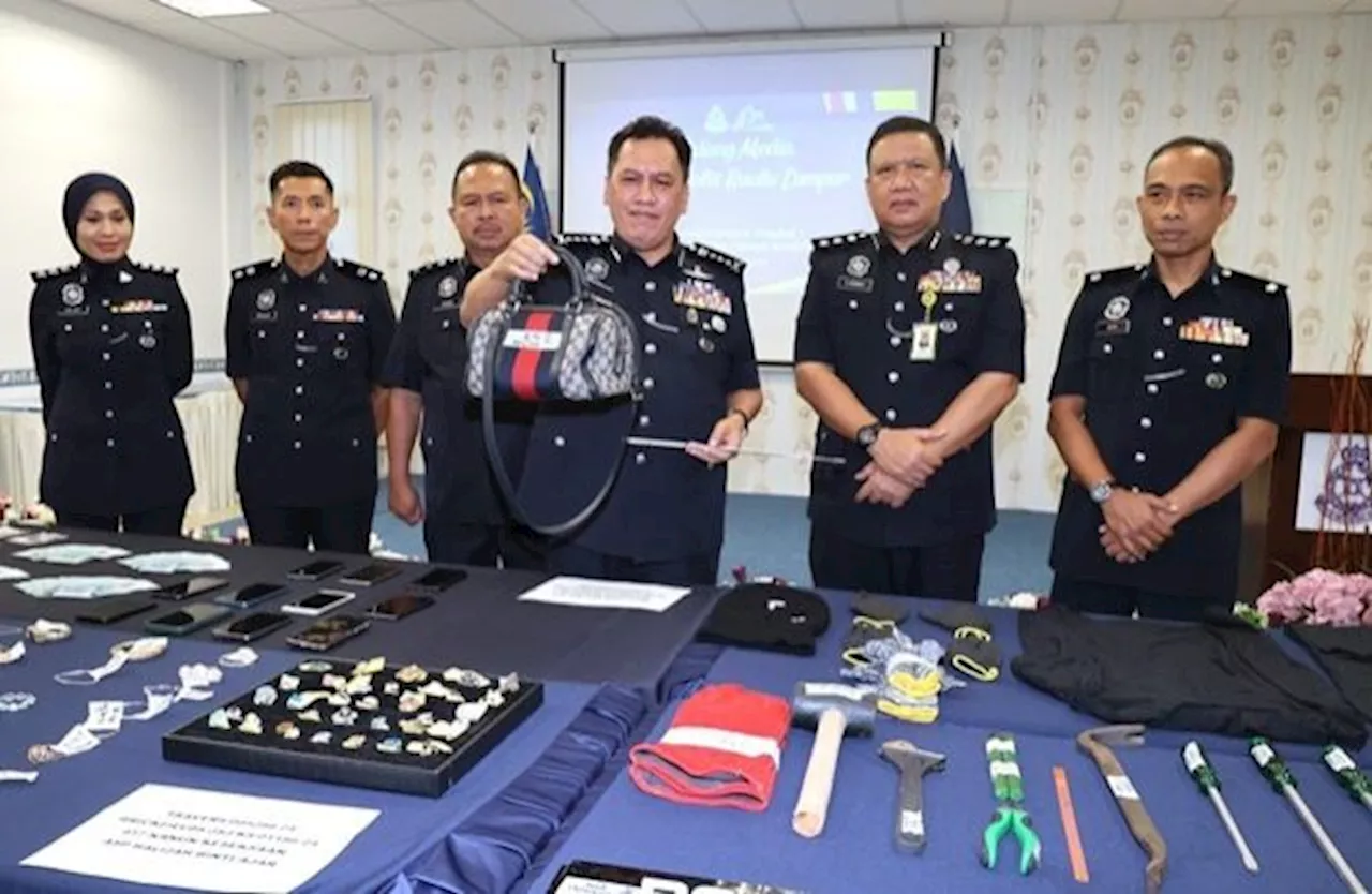 KL cops bust foreign burglary gang behind RM7mil heist in Bukit Damansara