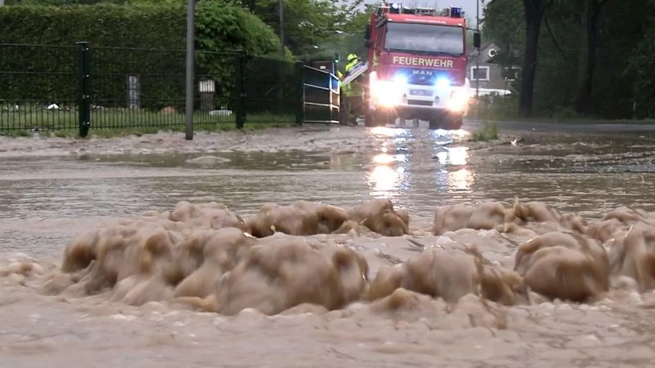 Wetter: Heftige Unwetter in weiten Teilen Deutschlands