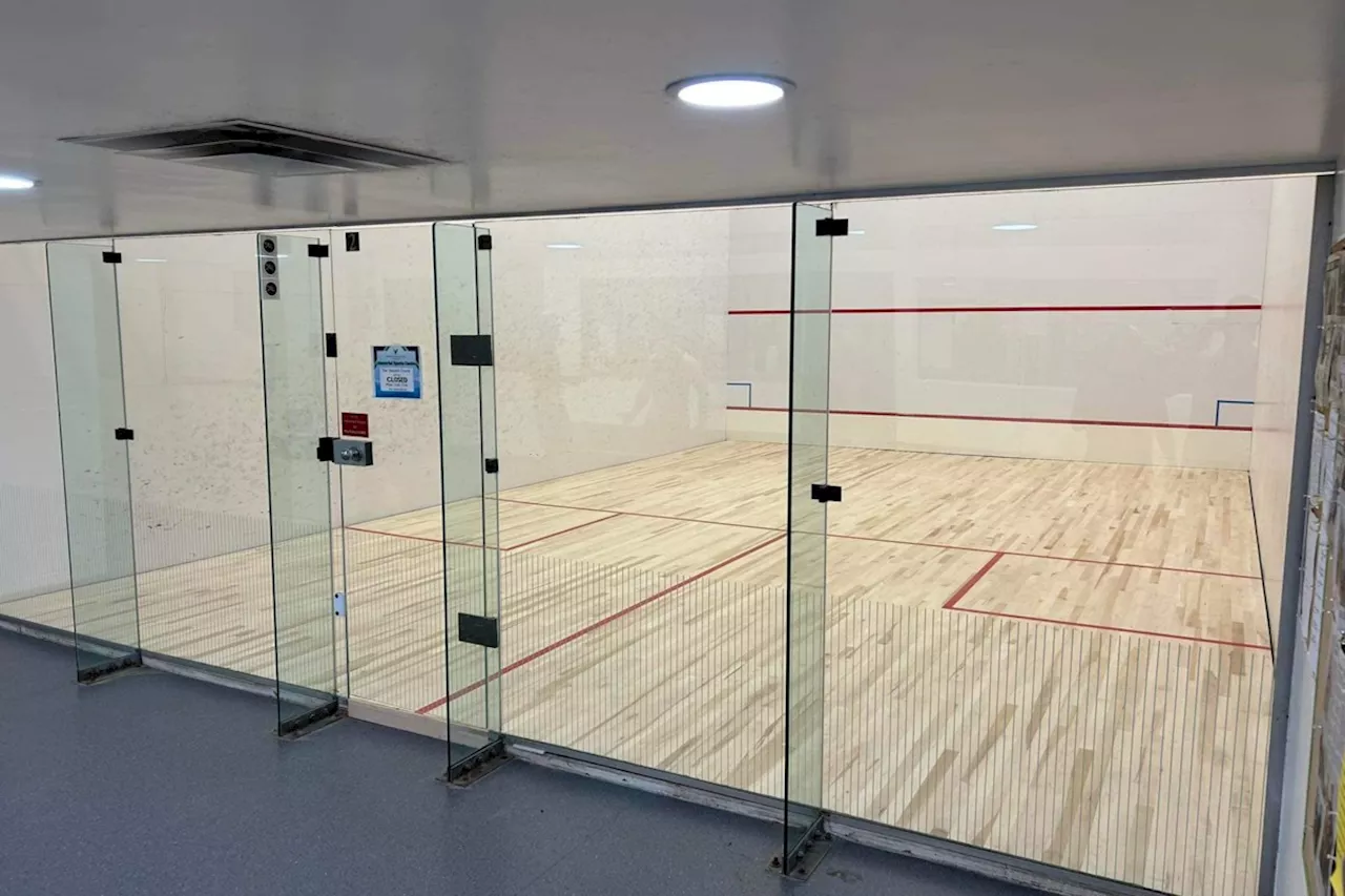 New squash court floors a long time coming