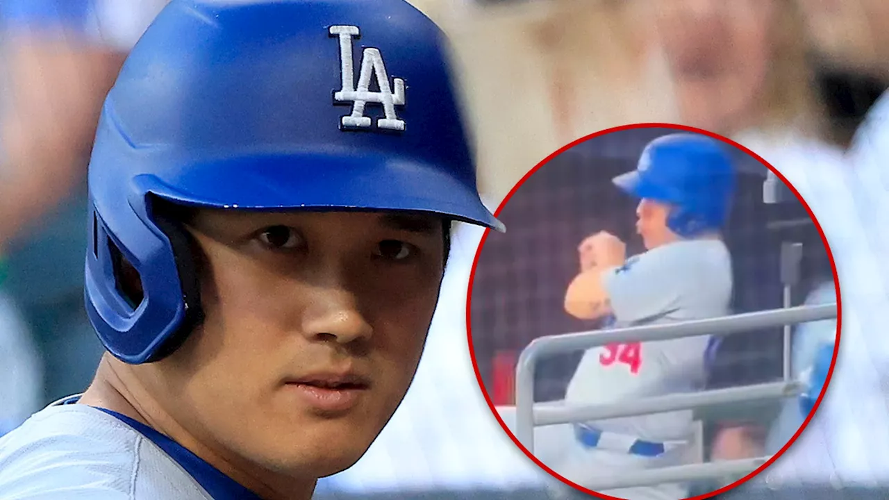 Shohei Ohtani Saved From Rogue Baseball By Dodgers' Bat Boy