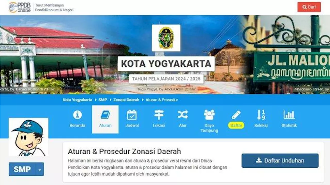 PPDB SMP Jogja 2024 Jalur Zonasi Daerah: Ketentuan, Alur Pendaftaran, Proses Seleksi, dan Jadwal