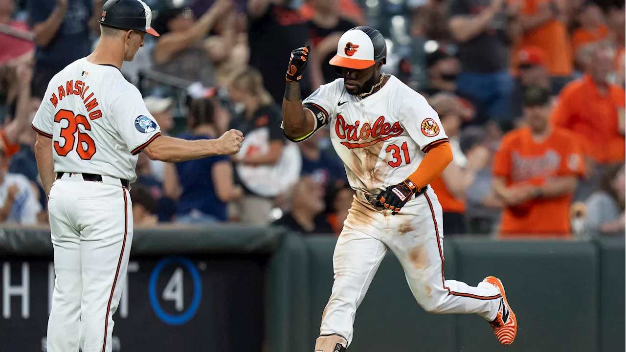 Orioles use three homers to beat Guardians, end five-game skid