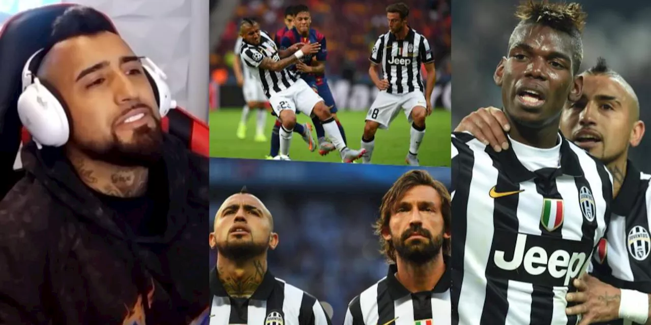 Vidal: 'Con Pirlo, Pogba e Marchisio il centrocampo più forte di sempre'