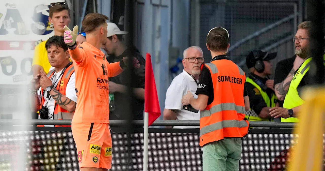 LSK-keeper Hedenstad Christiansen grep inn da tilskuer kollapset