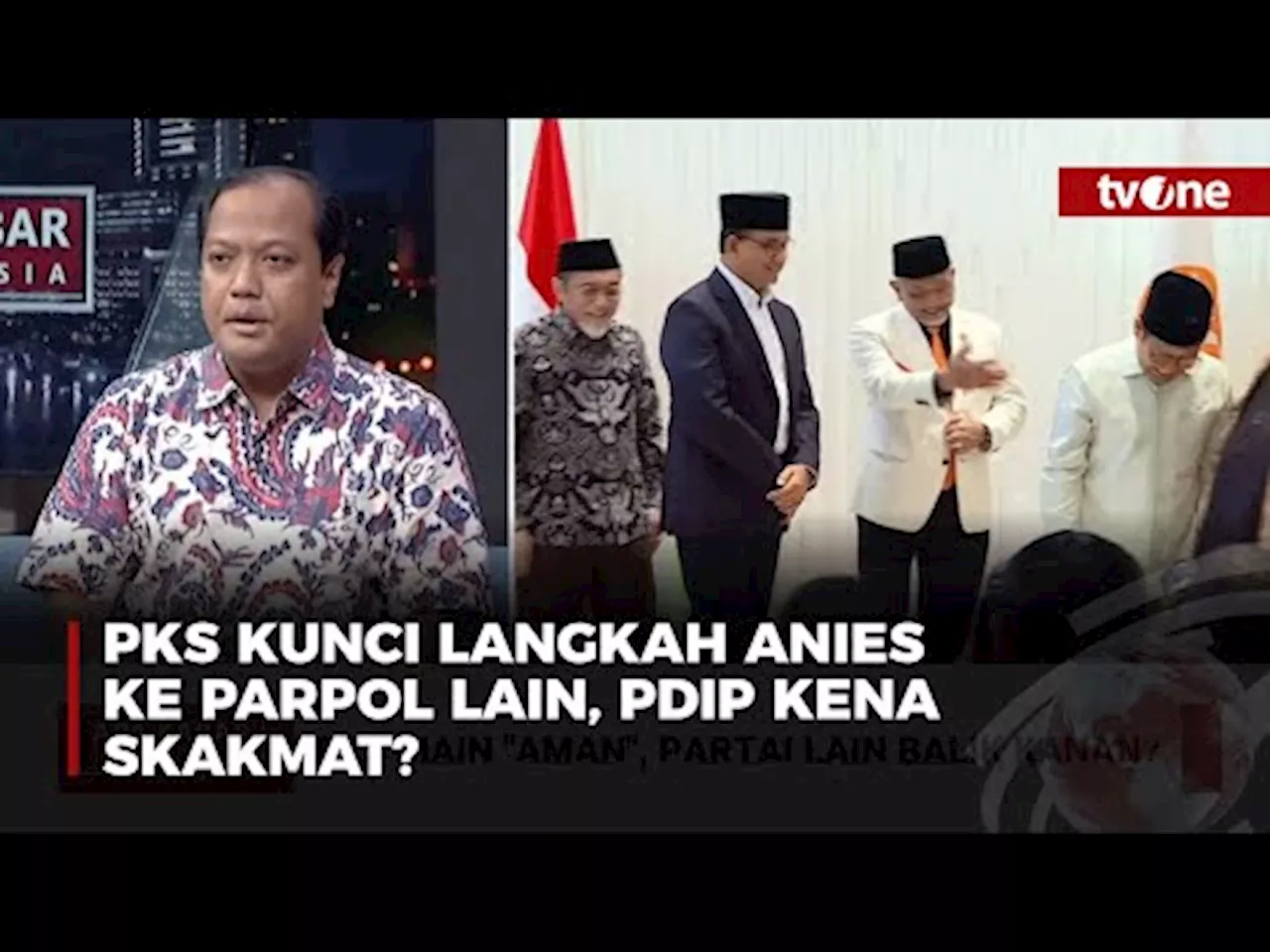 Anies Dipasangkan dengan Kader PKS, Di Mana Posisi PDIP?