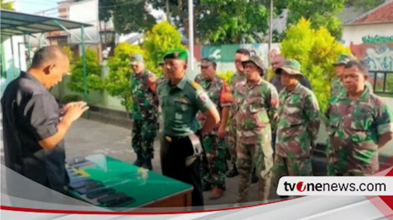 Pagi-Pagi Seluruh Anggota TNI Dikumpulkan di Halaman Markas, Semua Handphone Diperiksa, Ternyata