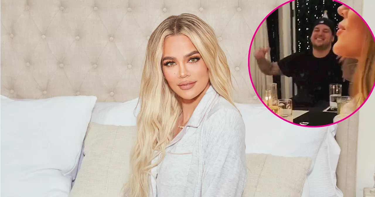 Rob Kardashian Makes Rare On-Camera Appearance for Khloe's Birthday