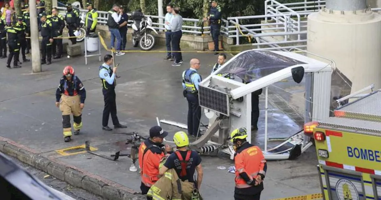 Expertos internacionales investigan accidente en Metrocable que dejó un muerto y 29 heridos en Medellín