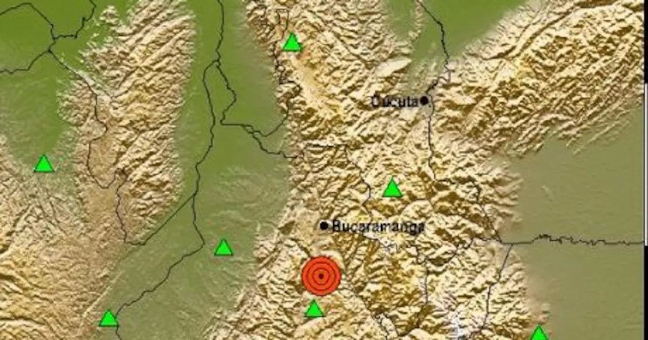 Fuerte temblor despertó a los habitantes de Piedecuesta en la madrugada de este jueves