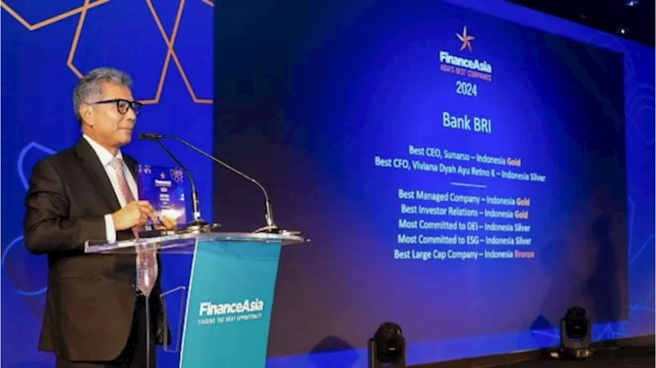 BRI Borong 11 Penghargaan Finance Asia, Sunarso Dinobatkan Jadi The Best CEO