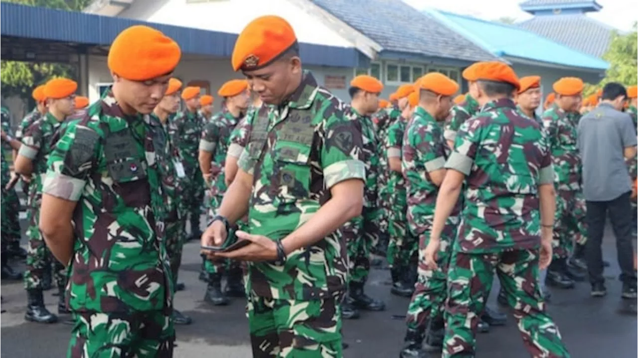 Prajurit TNI Banyak Terlibat Judi Online, Asintel Kopasgat Operasi Cek Gawai Pasukan Baret Jingga